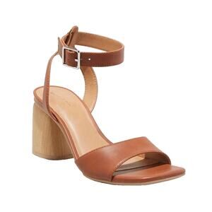 Universal Thread Lauren Brown Block Heel Sandals Women’s Size 8.5 Ankle Strap
